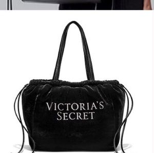 Black Velvet Victoria's Secret Tote